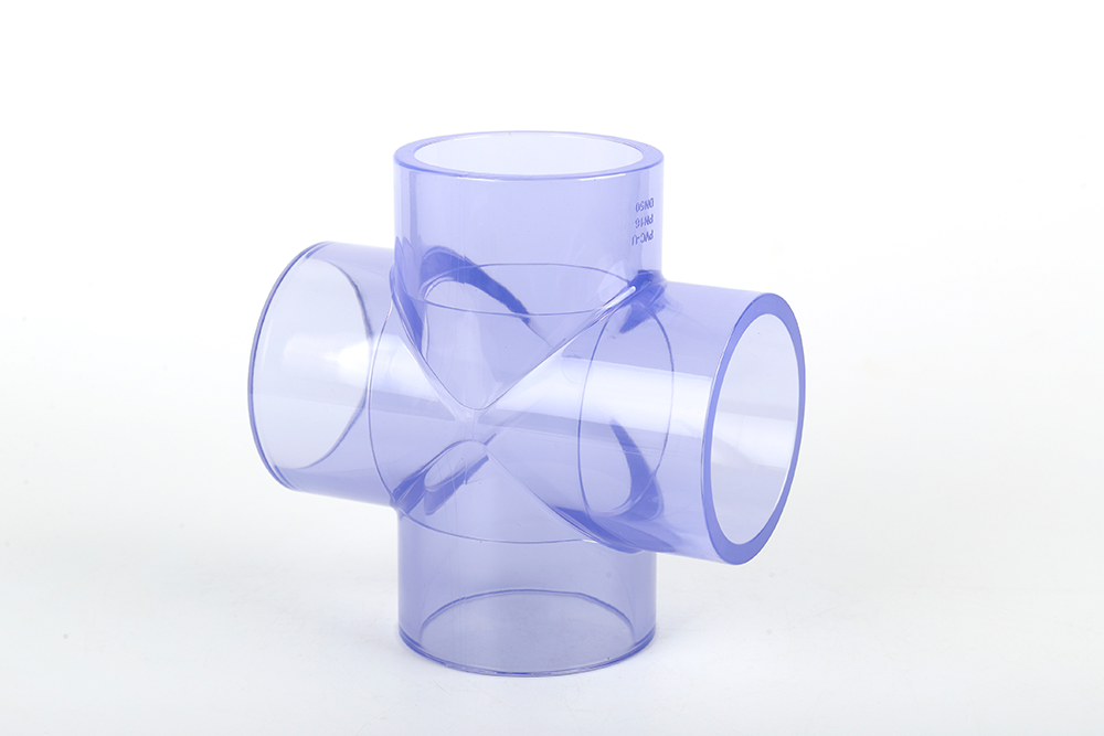 穆棱透明正四通